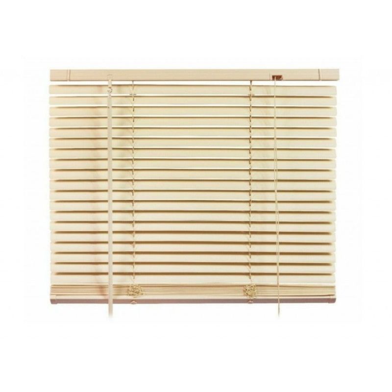 Store Vénitien En Bois Sans Percage Pour Fenêtre, Stores Intérieur Occultant à Lamelles Réglables, Installation Facile Pour Cuisine, Salon, Chambre Convient Fenêtre(Dark Brown