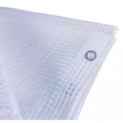 Bâche plastique armée 4x3 m transparente 170g/m² - bâche