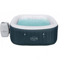 Jacuzzi spa gonflable carré 2/4 personnes à prix bas | cornerdeals.com