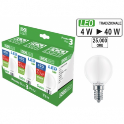 Kit 3 Ampoules Led 4W 4000K...