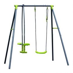 portique balançoire jardin pour enfant