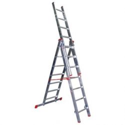 Echelle triple réglable 3 x...