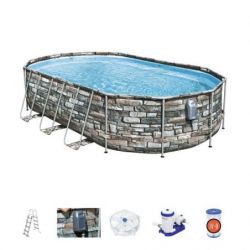 Piscine hors sol tubulaire...