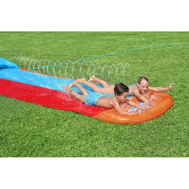 Bestway Bestway H20GO Simple Toboggan 4.88m Gonflable Slip Et Toboggan Avec Gicleur 