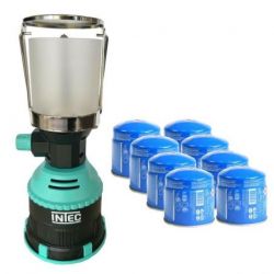 Lampe torche LED KEMPER à piles Autonomie 4H Faisceau 80m 30 Lumens IP54  Camping Pêche Maison