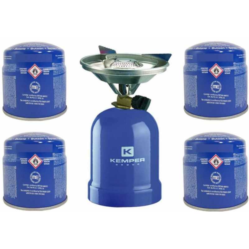 Lot De 4 Cartouches De Gaz Butane Campingaz - Pour Réchaud Bistro Et Camping - Fabriqué En Italie