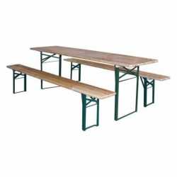 Table + 2 bancs 200x80H76cm...