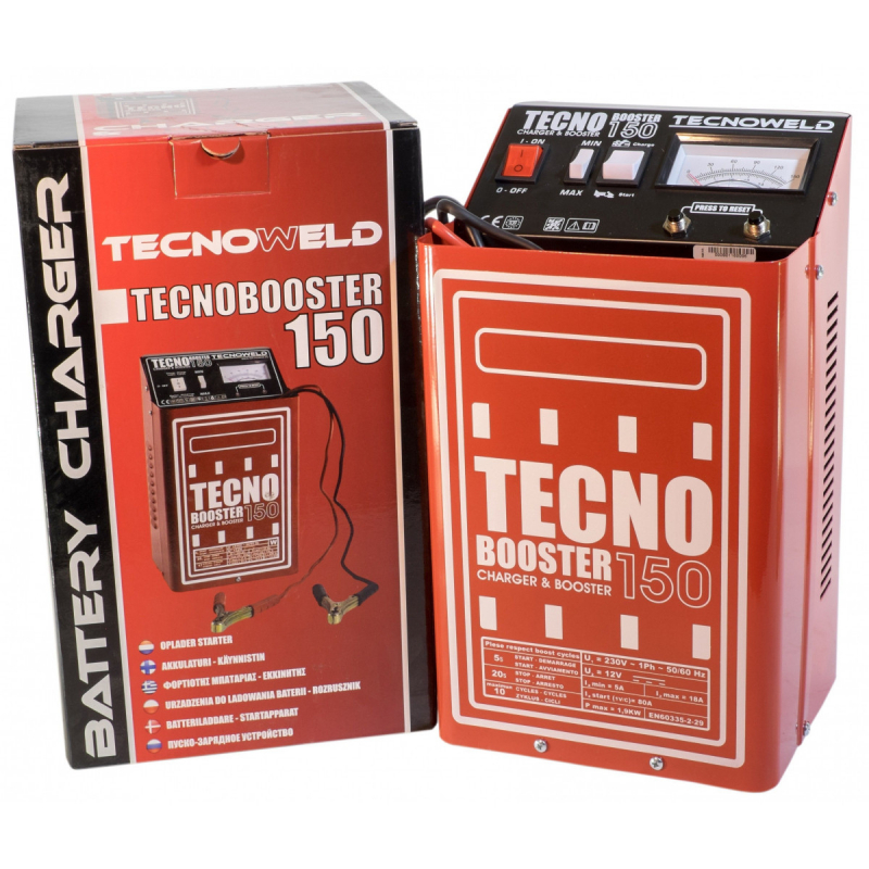 Chargeur de batterie TEC 1- 12V Chargeur batterie Auto jusqu'à 40 Ah  Protection thermique Tecnoweld