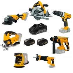 PACK 7 Outils LITHIUM 20V +...